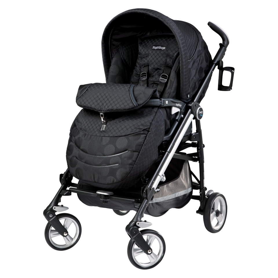 Switch Four Stroller   Pois Black by Peg Perego