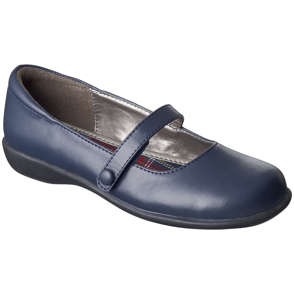 Girls French Toast Ashley Flat   Navy 6