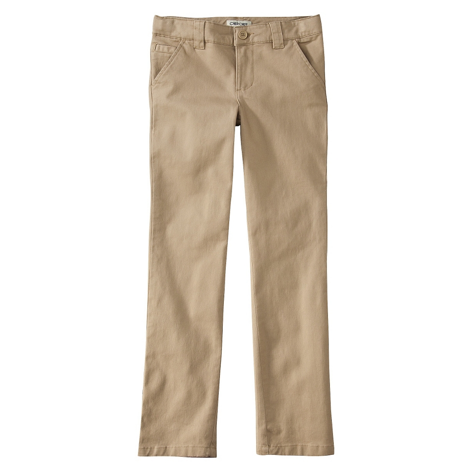 Cherokee Girls Twill Pant   Bonjour Brown 4