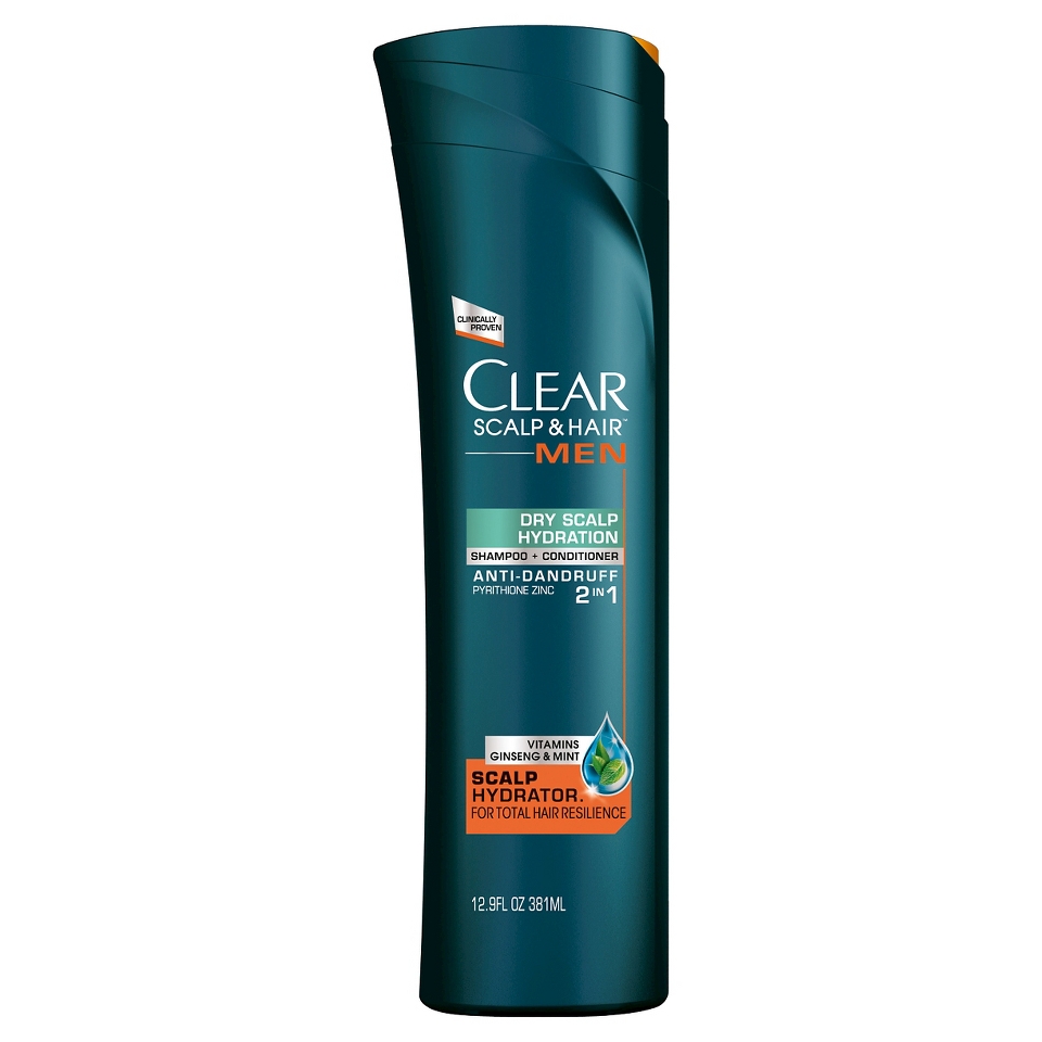 Clear Shampoo & Conditioner 2 in 1 Mens Dry Scalp Hydration Anti Dandruff