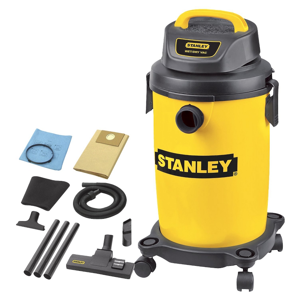 Stanley 4.5 Gallon Wet/Dry Vacuum   Yellow