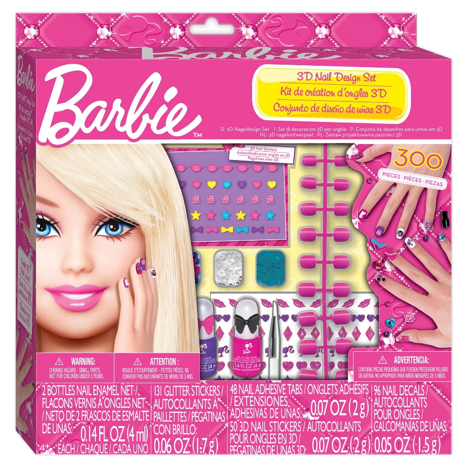 Barbie 3D Nail Art