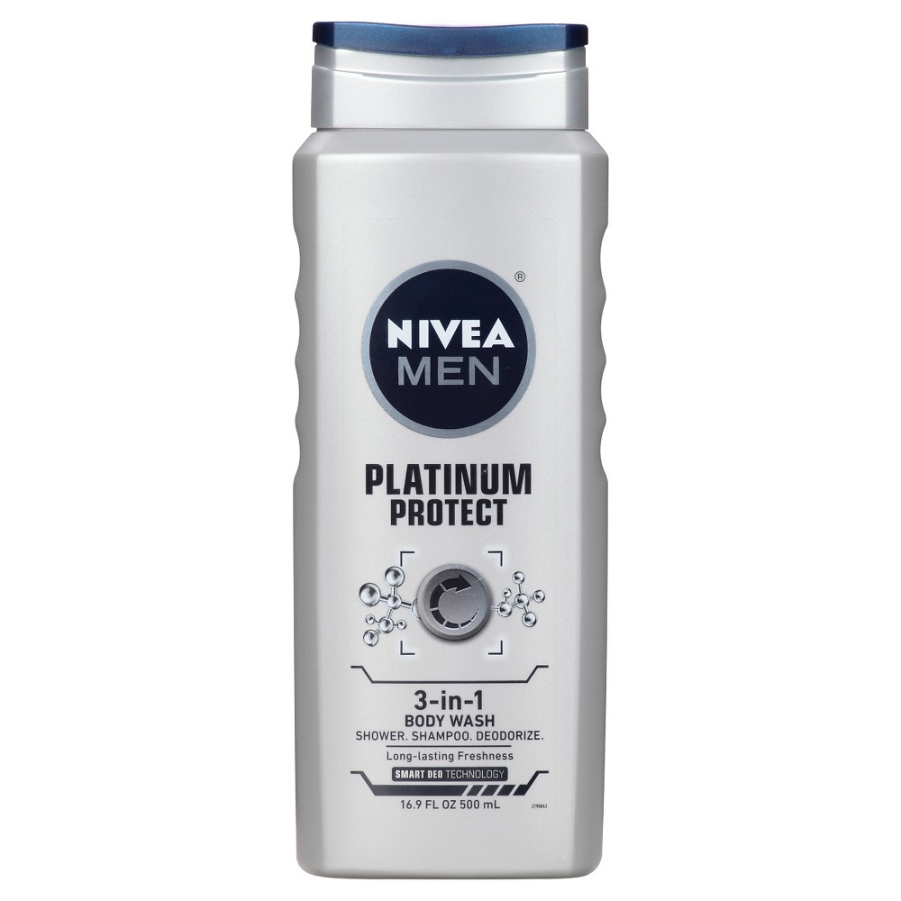 UPC 072140006686 product image for Nivea for Men Platinum Protect Deodorizing 3-in-1 Body Wash - 16.9 oz | upcitemdb.com