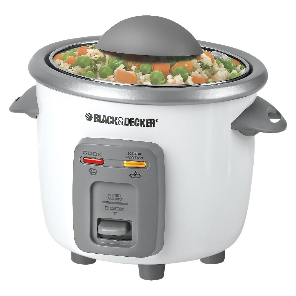 BLACK+DECKER RC436 7-Cup Dry/16-cup Cooked Rice Cooker, White