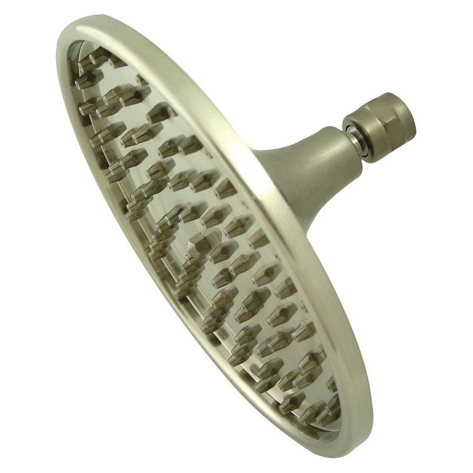 Satin Nickel Heritage 8 inch Solid Brass Shower Head