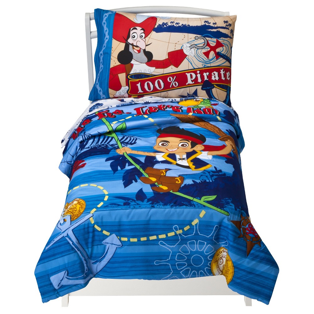 Disney Jake and the Neverland Pirates 4 Piece Bedding Set - Toddler