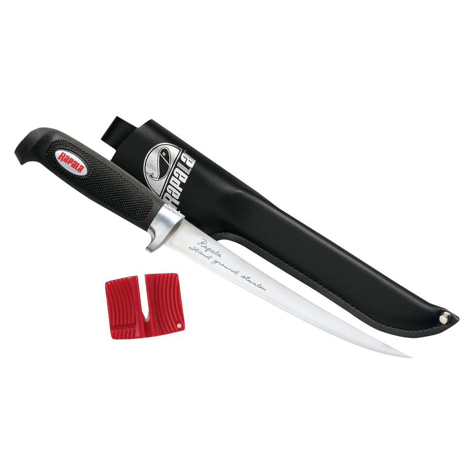 Rapala Soft Grip Fillet Knife   Black (6)