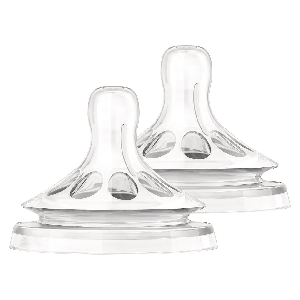 Philips Avent BPA Free Natural Fast Flow Nipple, 2 Pack
