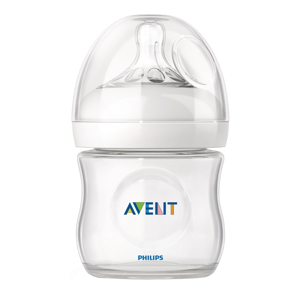 Philips Avent BPA Free Natural 4 Ounce Polypropylene Bottle, 1 Pack