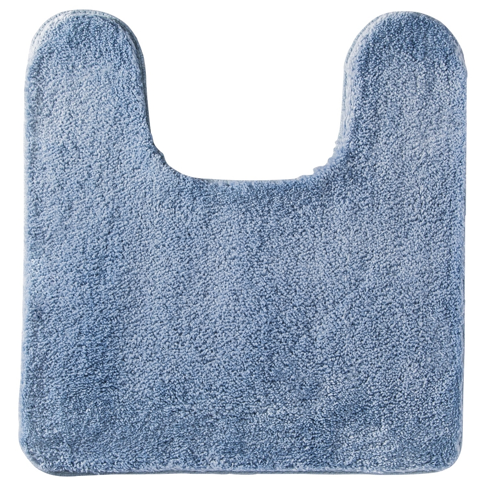 Threshold Contour Bath Rug   Washed Blue