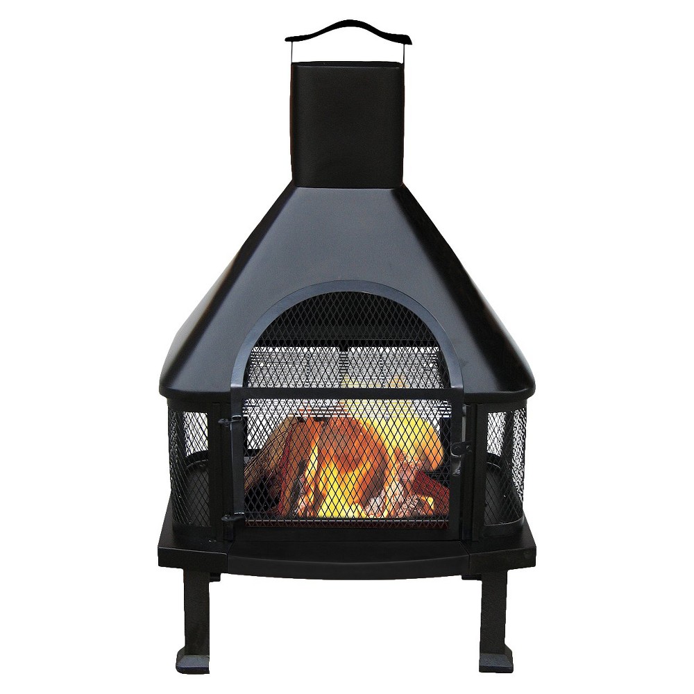 Black Firehouse, Outdoor Fireplace