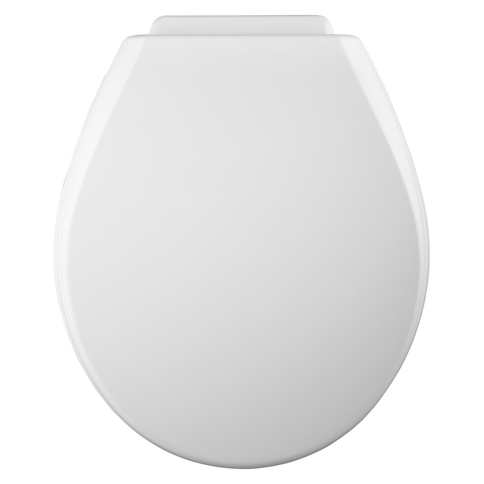 Round XCITE Molded Wood Toilet Seat   White