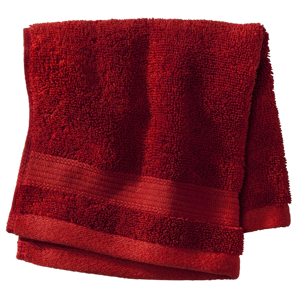 Threshold Washcloth   Salsa Red