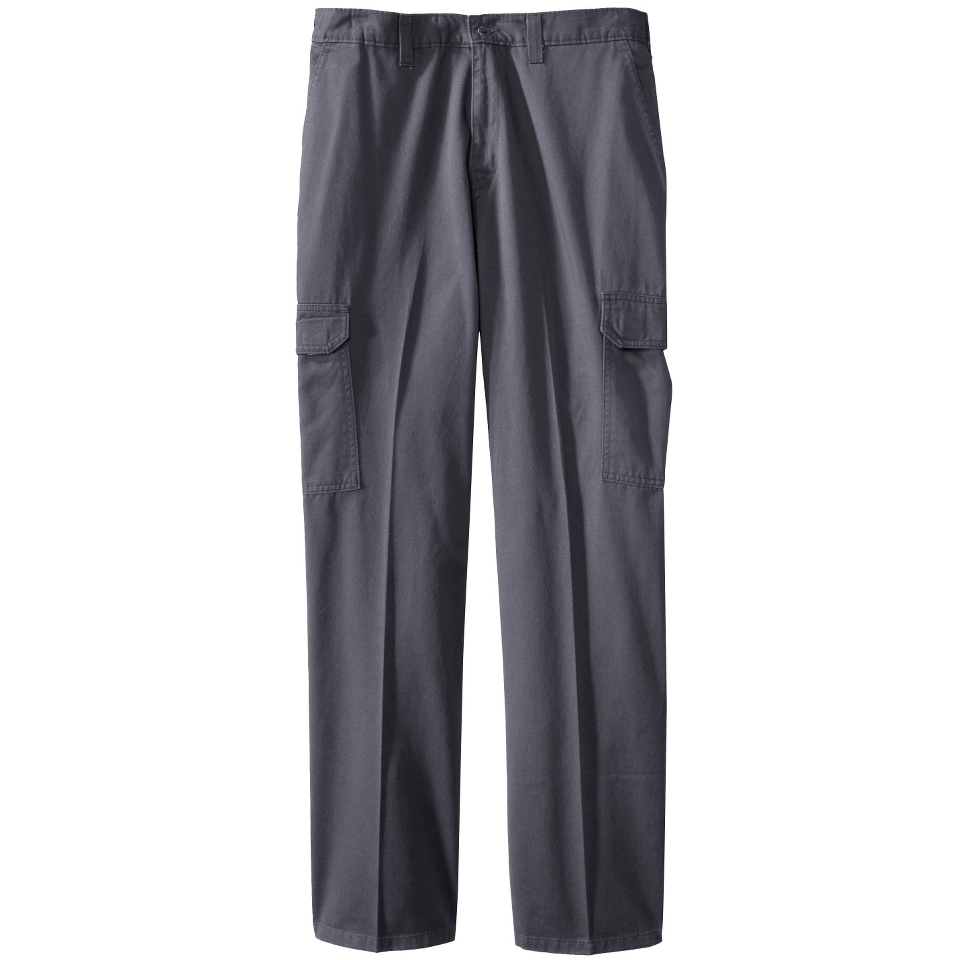 Dickies Mens Rinsed Cargo Pants   Charcoal Gray 38x30