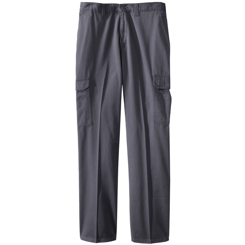 Dickies Mens Rinsed Cargo Pants   Charcoal Gray 40x30