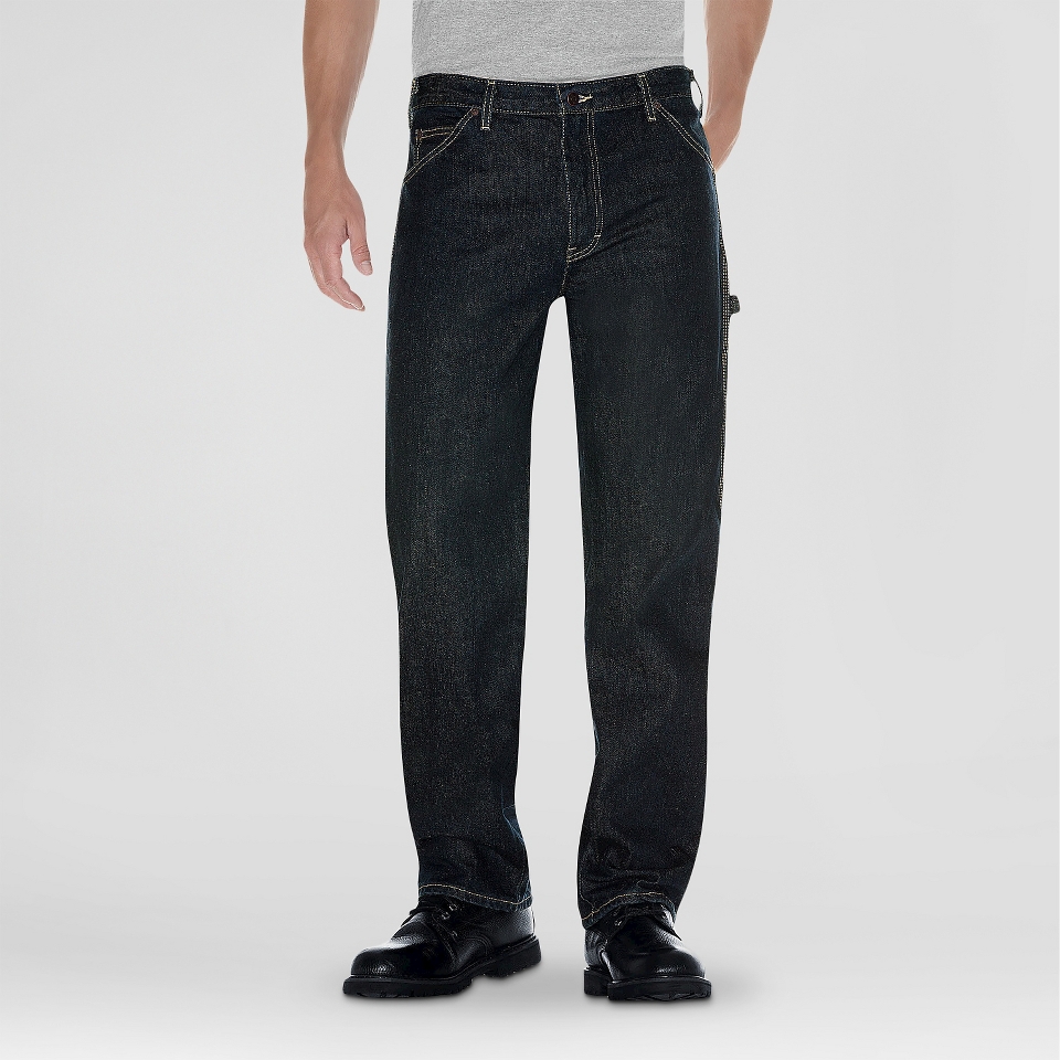 Dickies Mens Relaxed Fit Utility Jean   Navy 38x34