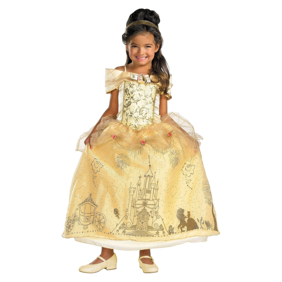 Toddler/Girls Disney Storybook Belle Prestige Costume