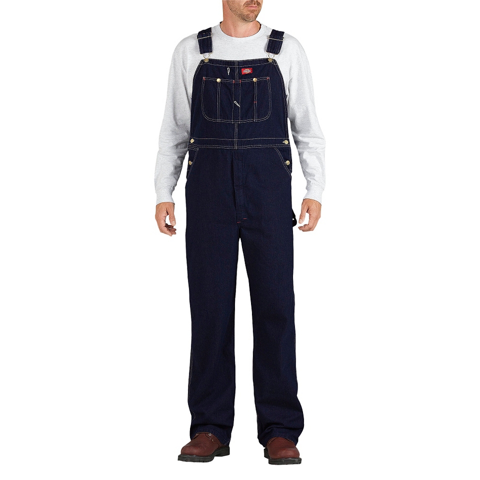 Dickies Mens Bib Overalls   Indigo Blue 40x32