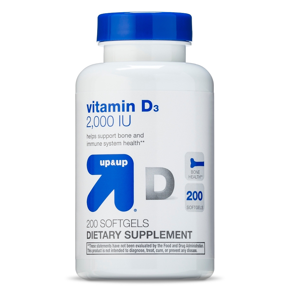 Up & Up Vitamin D 2000IU   200 Softgels