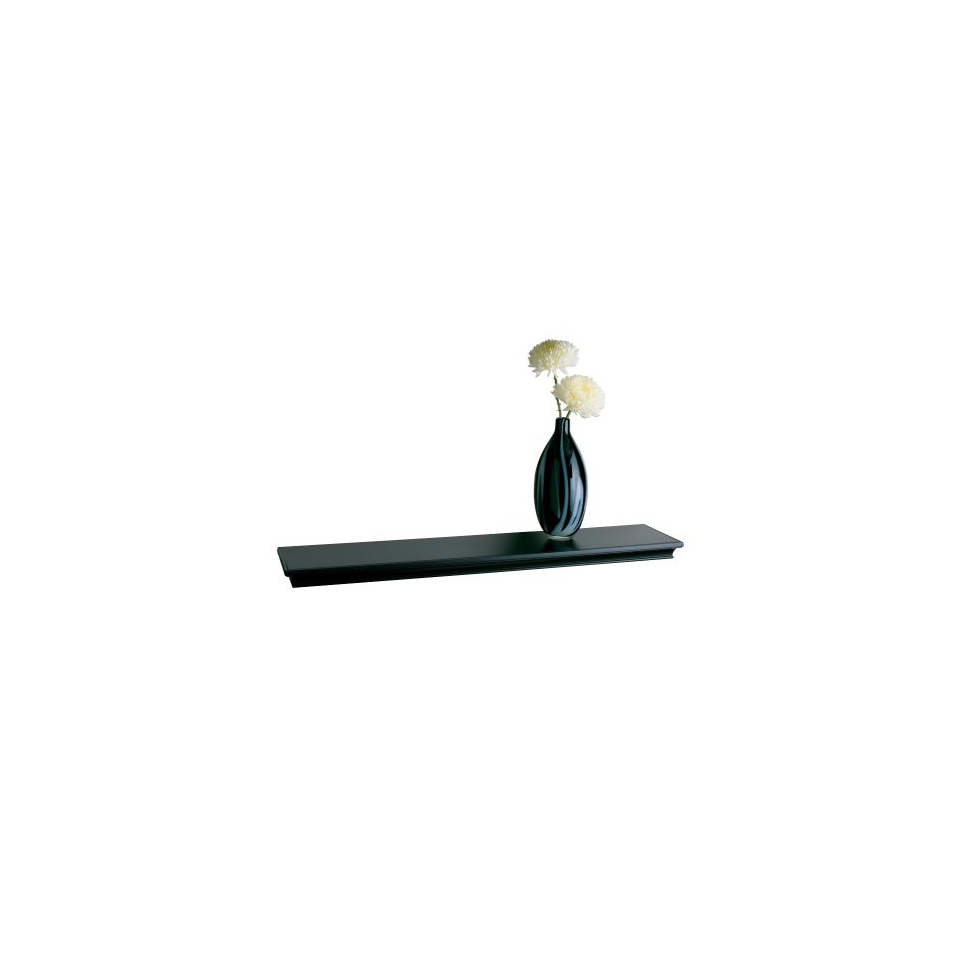 Wall Shelf Threshold Traditional Shelf   Black 36