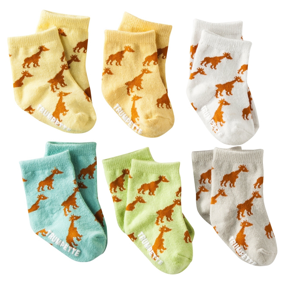 Trumpette Infant Boys Giraffe Print Socks   Assorted 0 12M