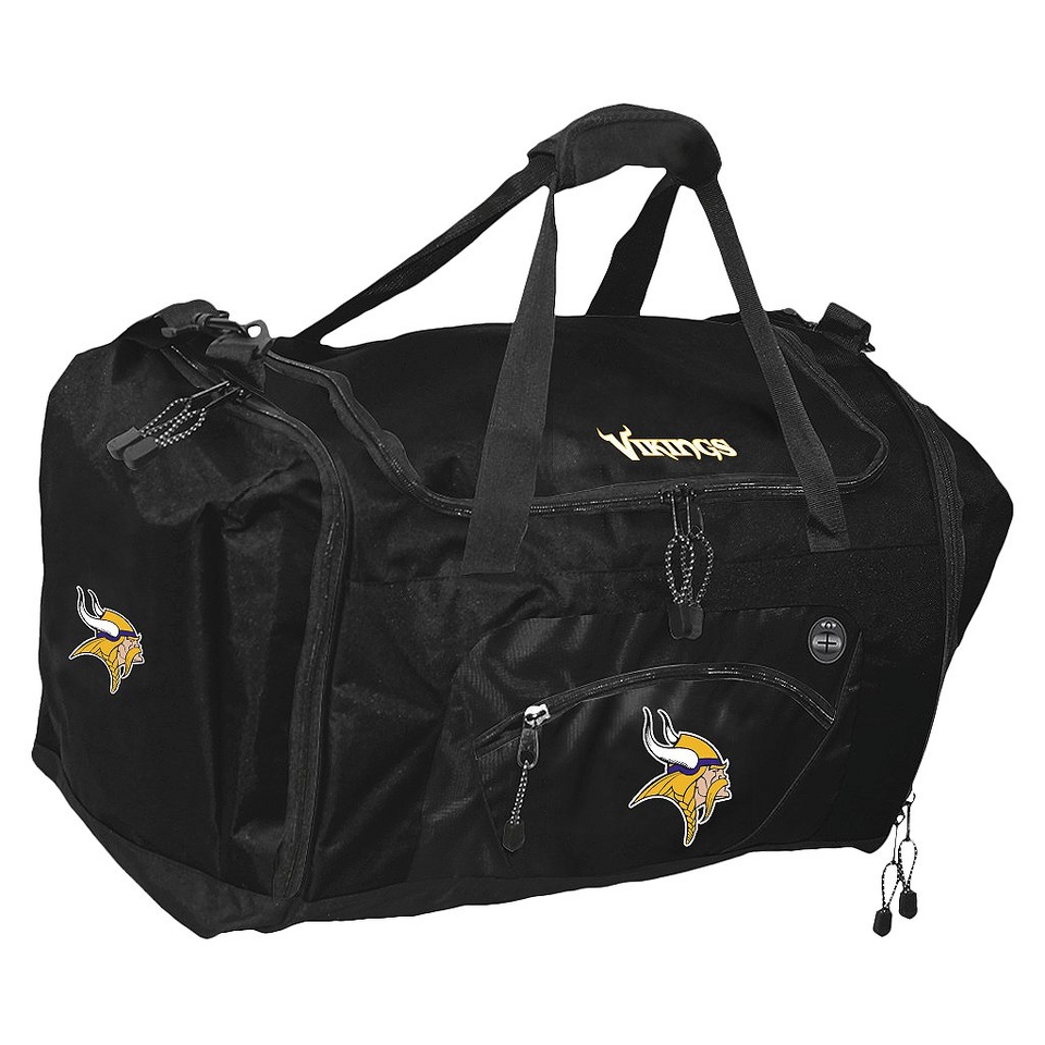 Concept One Minnesota Vikings Roadblock Duffel   Black