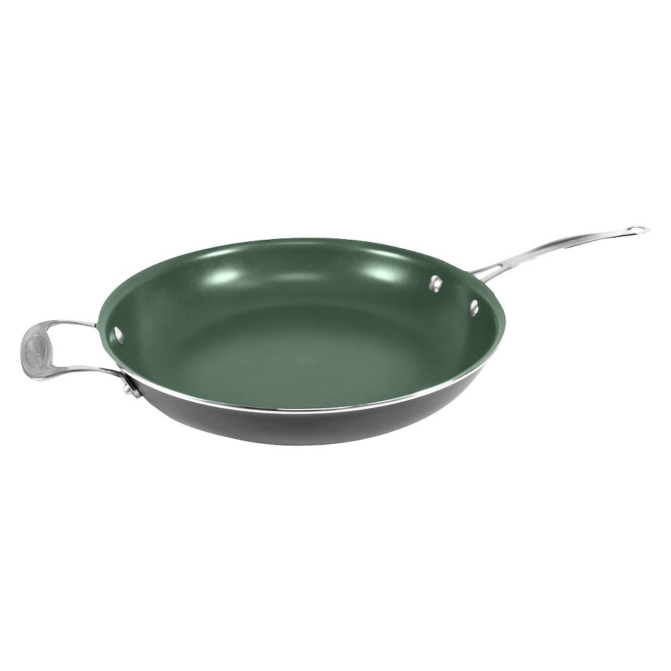 As Seen On TV Orgreenic 12 Ceramic Interior Non Stick Fry Pan