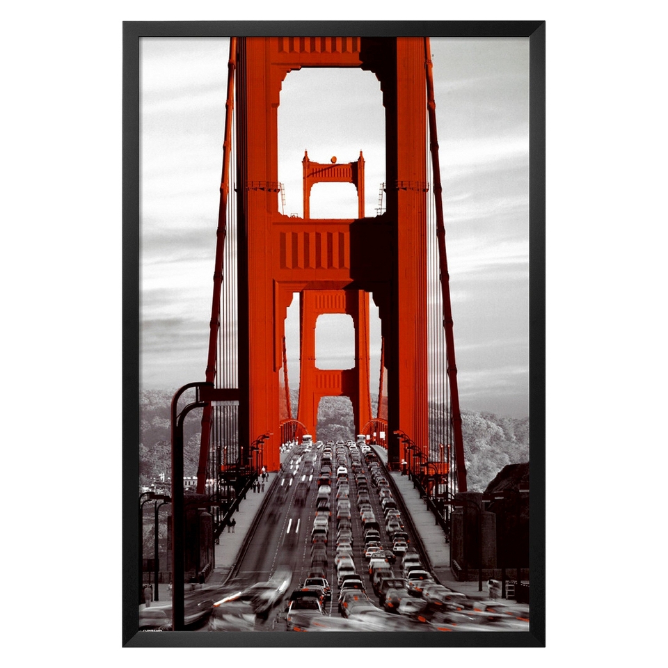 Art   Golden Gate Bridge Framed Poster