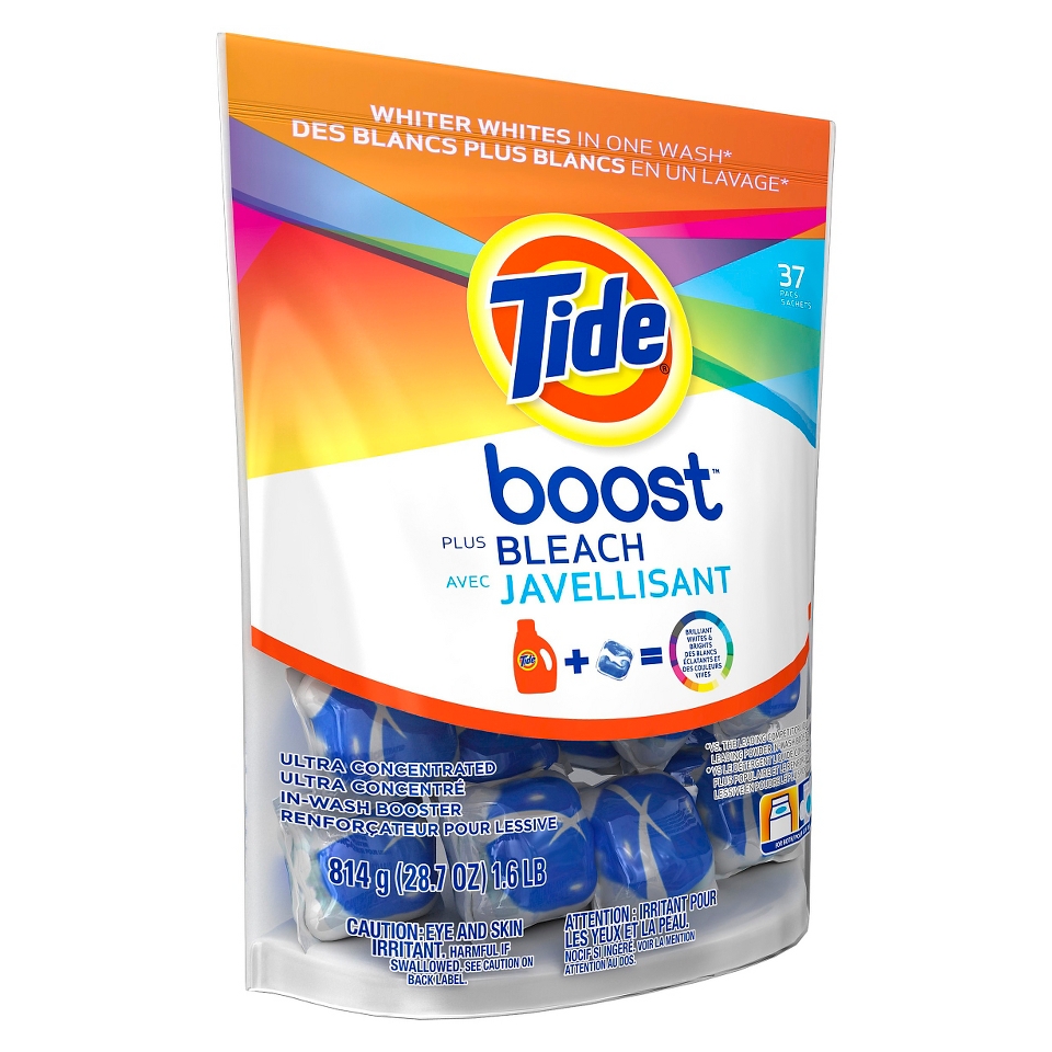 Tide Stain Release Boost Vivid White & Bright Stain Remover Pacs   37 Count