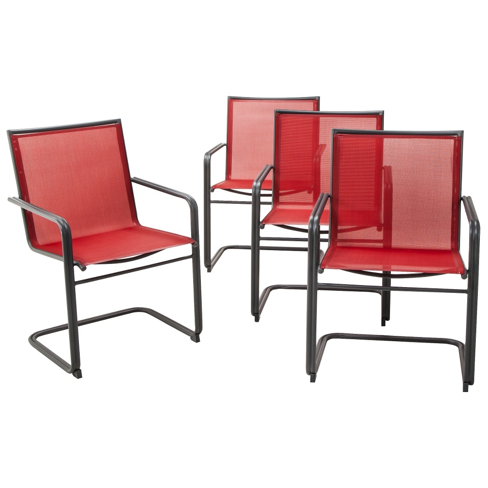 Room Essentials Upton 4 Piece Metal Patio Dining Chair Set