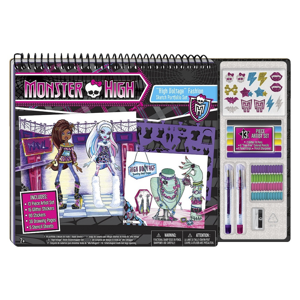 Monster High Fashion Portfolio With Art Set