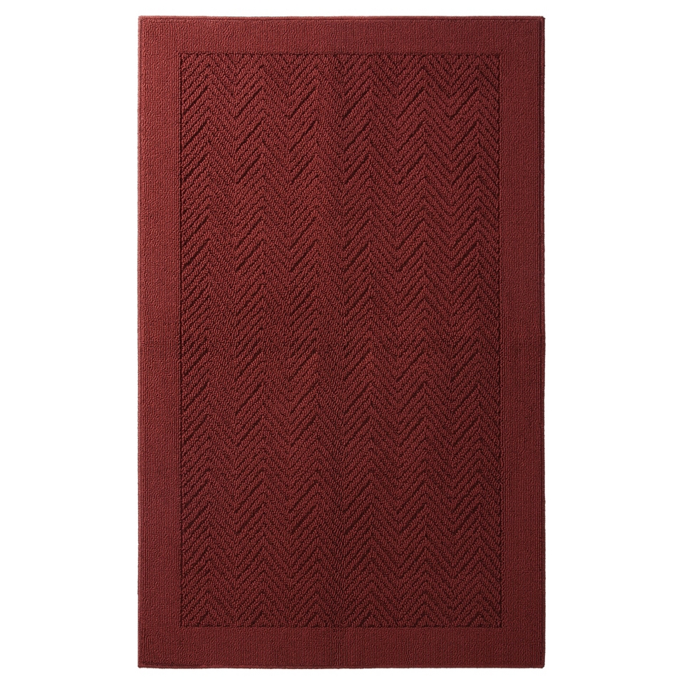 Threshold Chevron Accent Rug   Red (26x4)