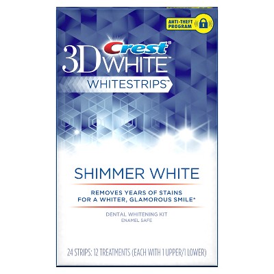 Crest 3D White Shimmer White Whitestrips - 12ct