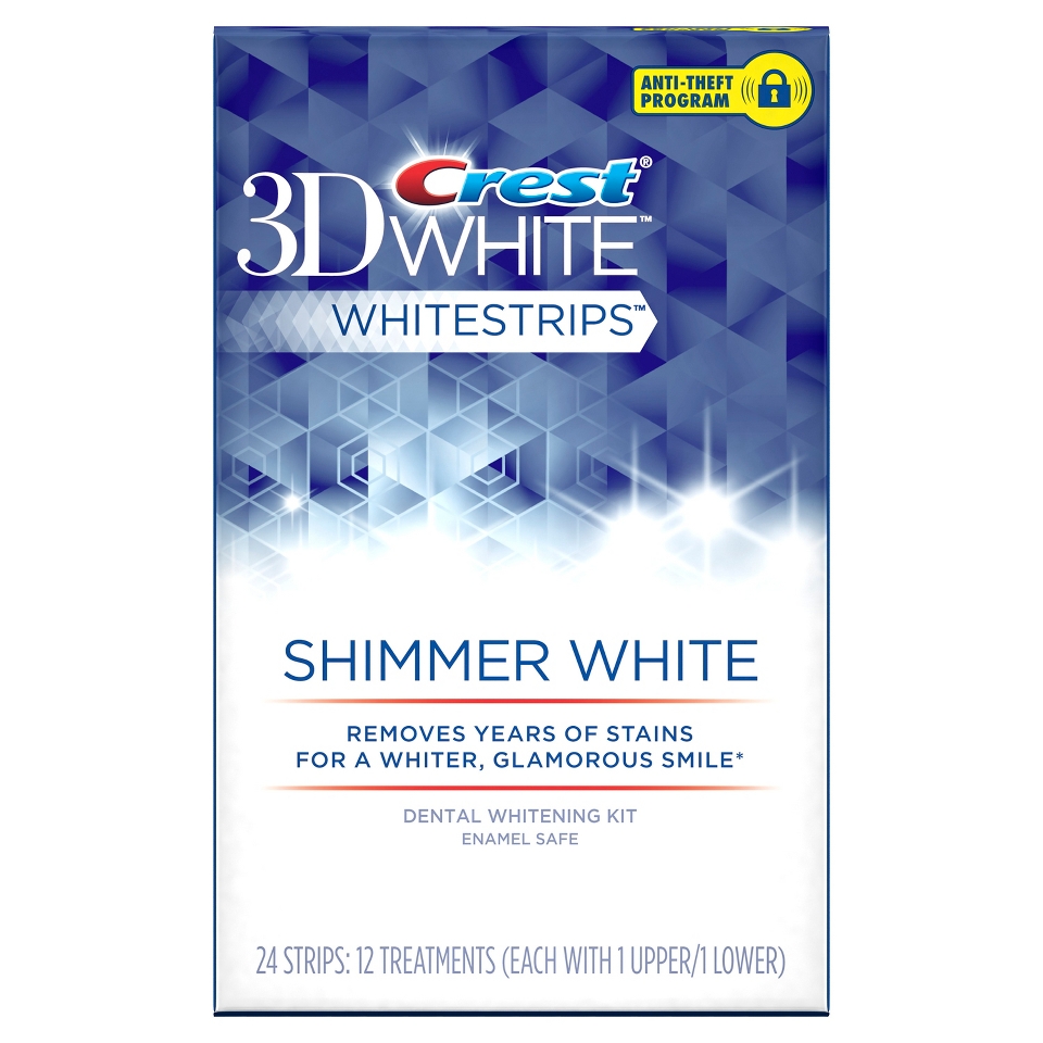 Crest 3D White Shimmer White Whitestrips (Target Exclusive)  12ct