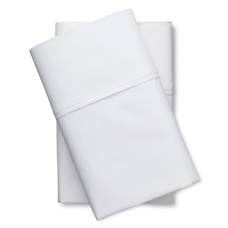 Threshold 325 Thread Count Organic Cotton Pillowcase Set   White (King)