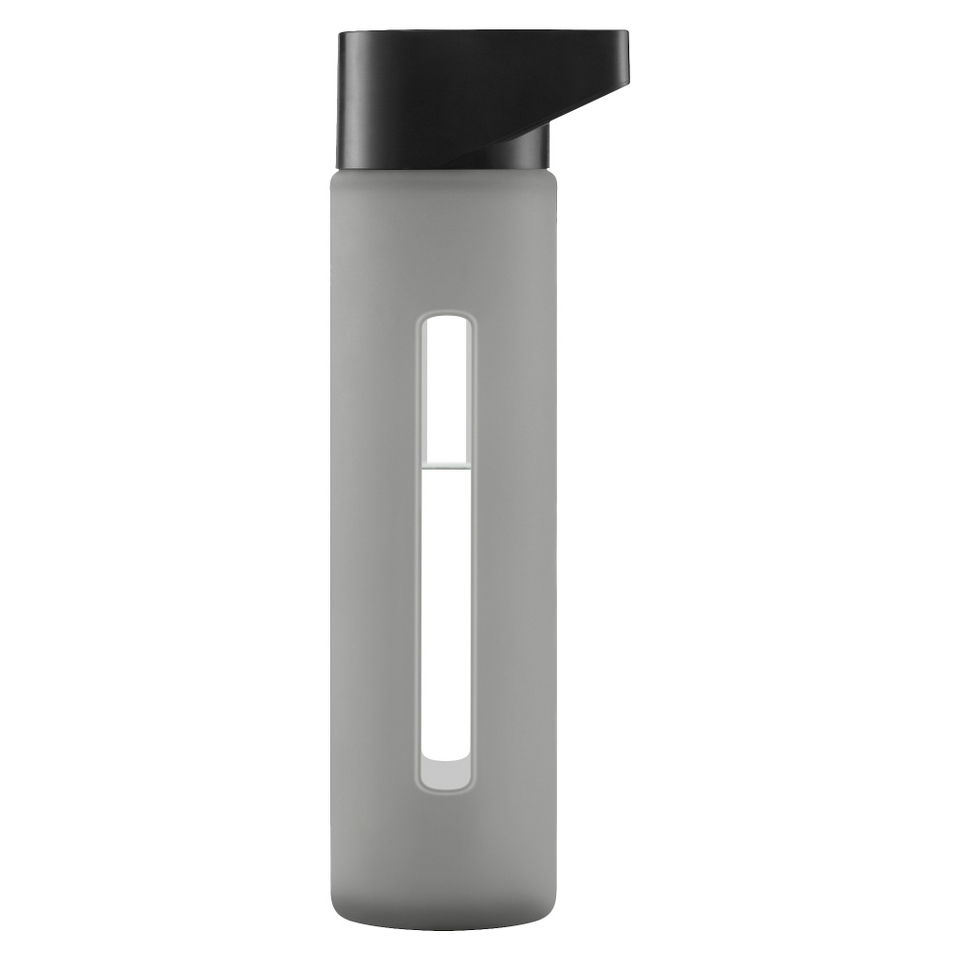 Takeya 16 oz Glass Bottle   Black Mist