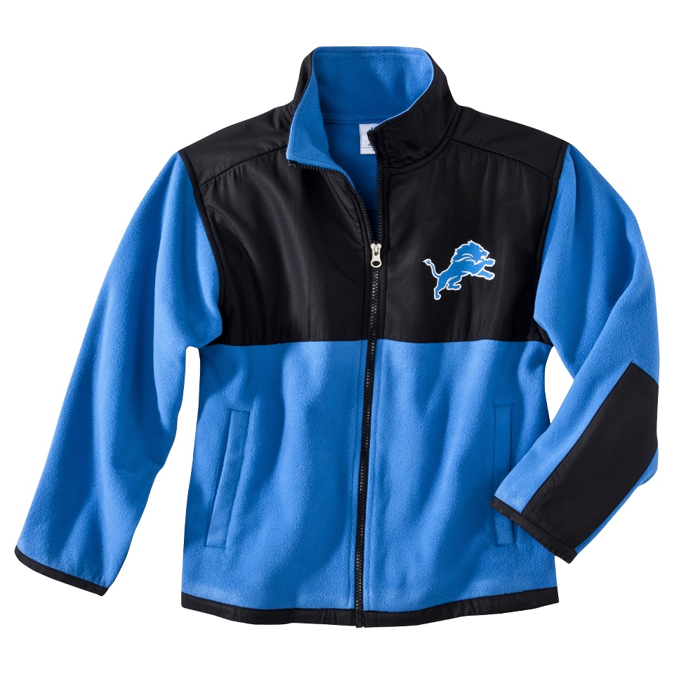 NFL Black FLEECE ZIP JKT LIONS   XS(4 5)