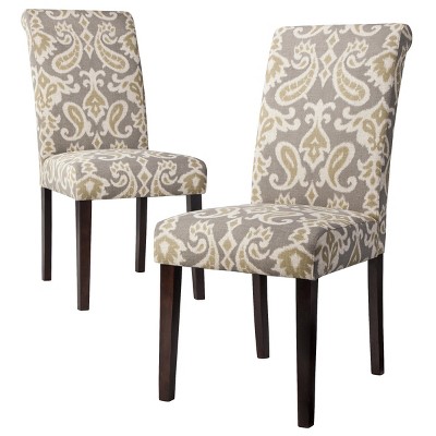 avington print accent dining chair