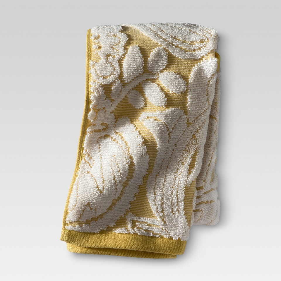 Threshold Floral Hand Towel   Yellow