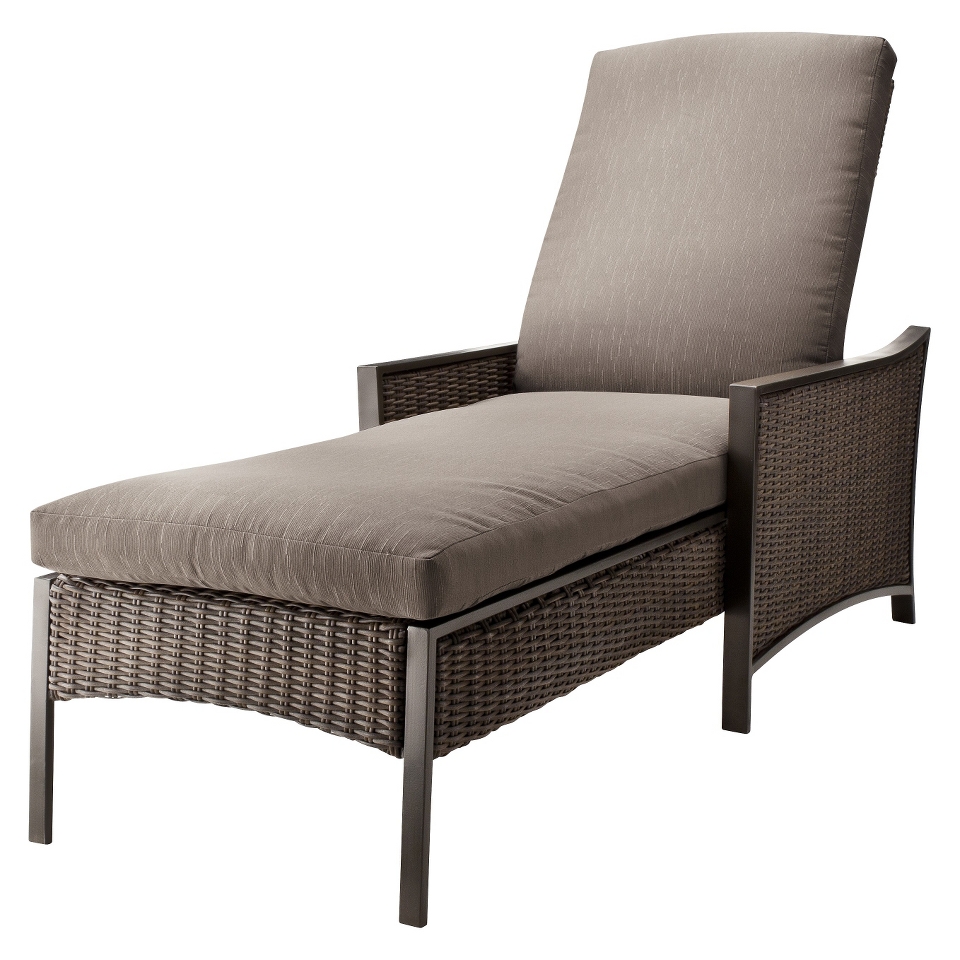 Threshold Casetta Wicker Patio Chaise Lounge