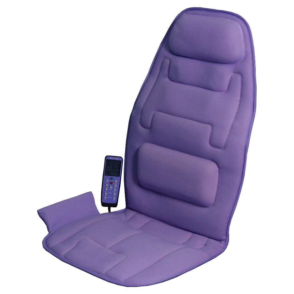 Comfort Products 10 Motor Massage Seat Cushion with Heat   Lavender