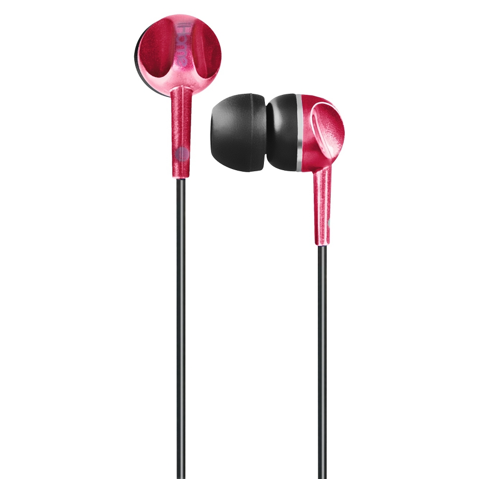 iHome Noise Isolating Earphones with Volume Control and Pouch