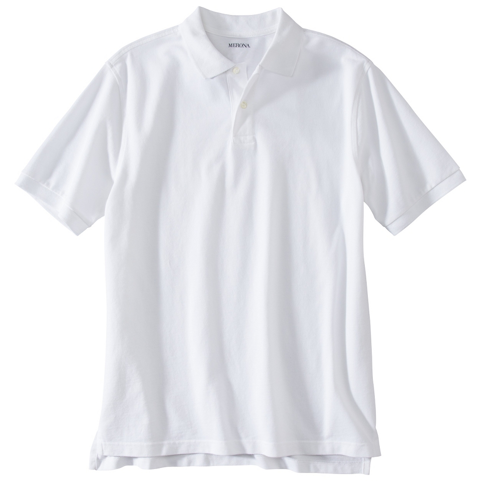 Mens Classic Fit Polo Shirt White LT