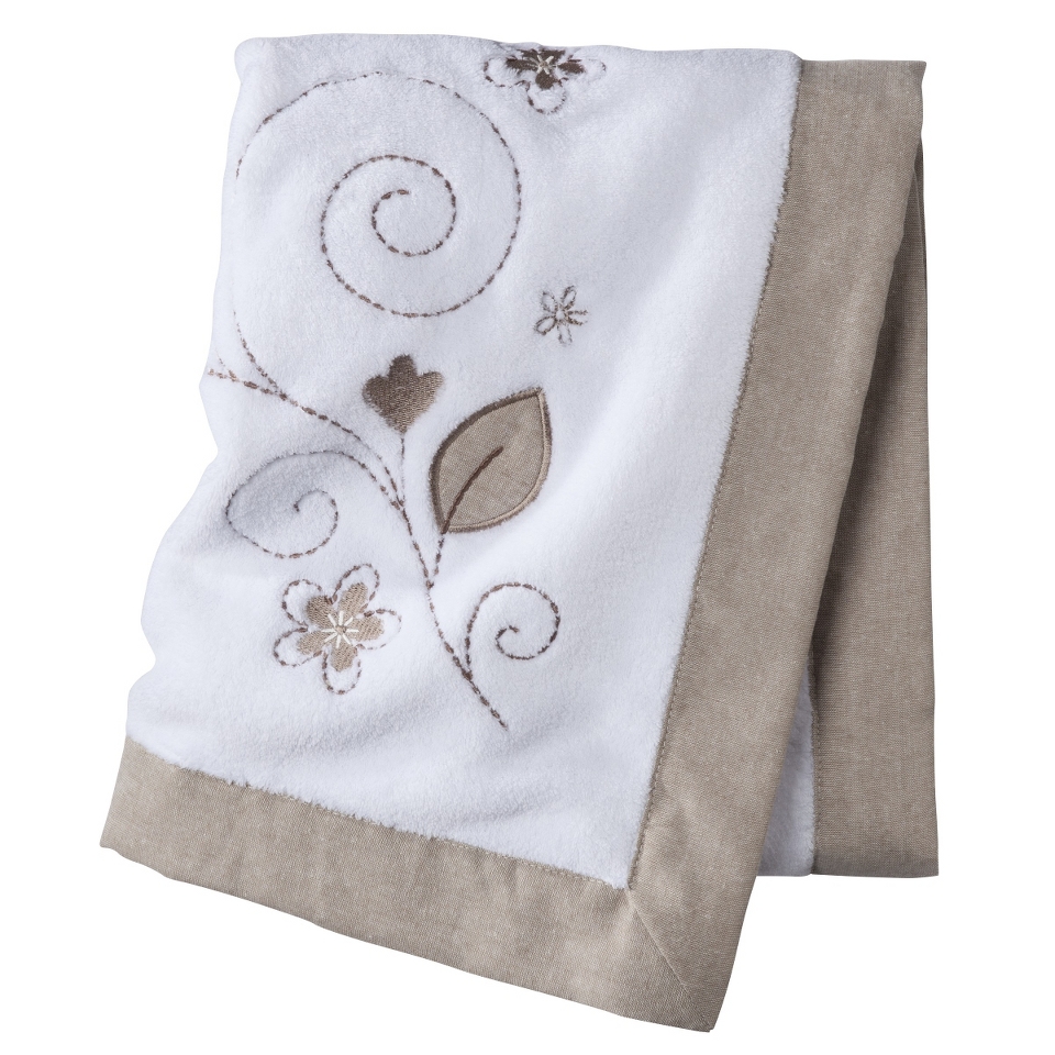 Linen Ruche Baby Blanket