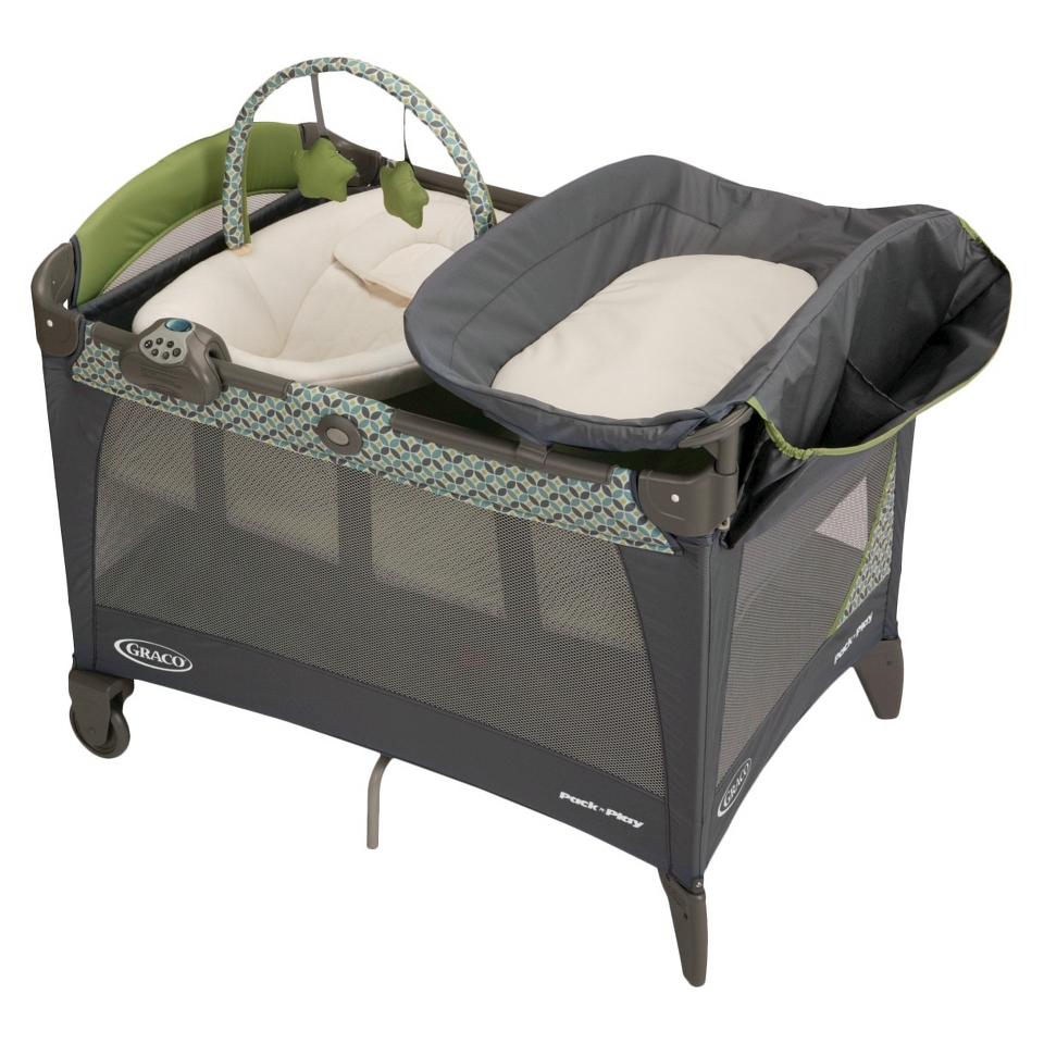 Graco Pack n Play Playard with Newborn Napper Station LX   Monroe