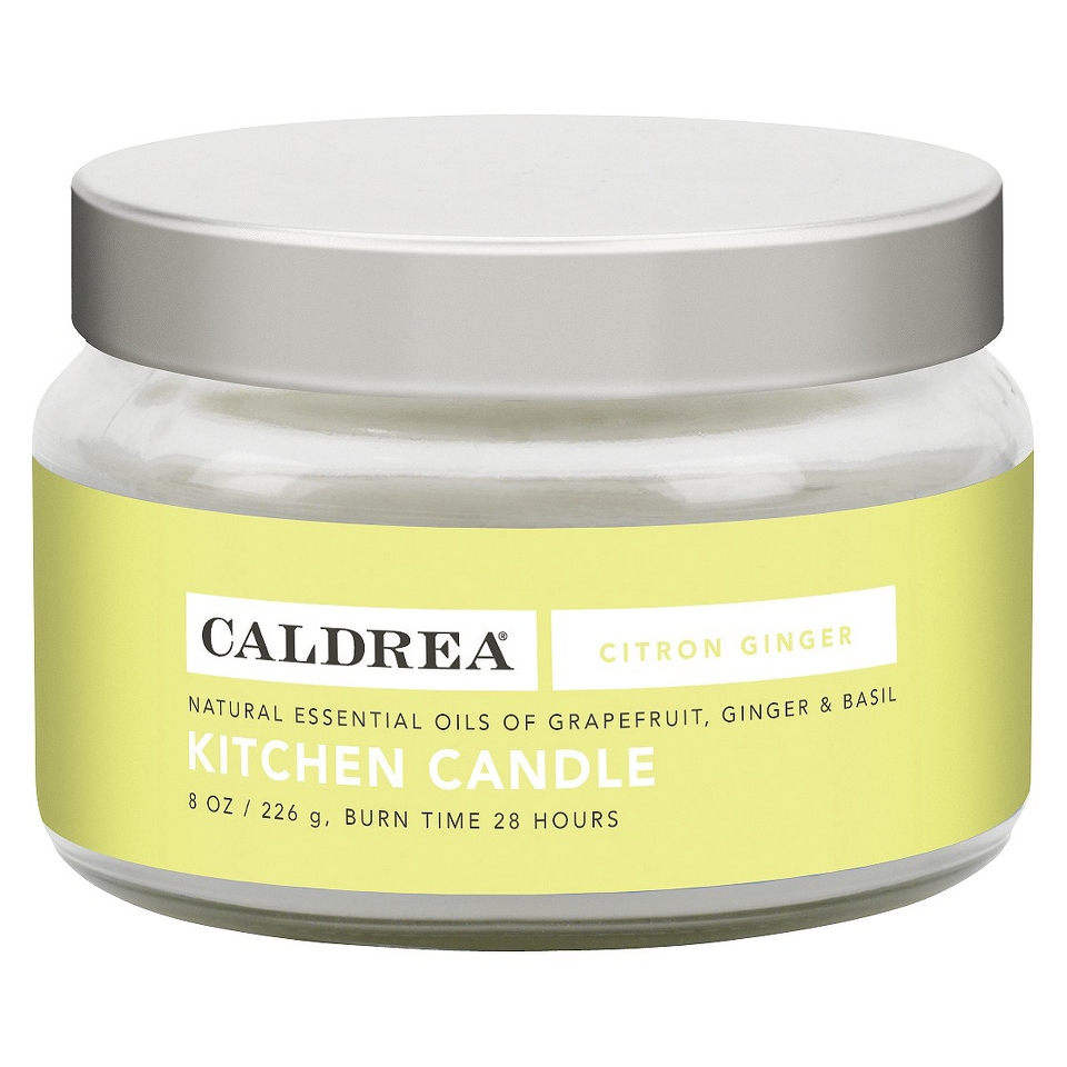 Caldrea 8 Ounce Citron Ginger Kitchen Candle