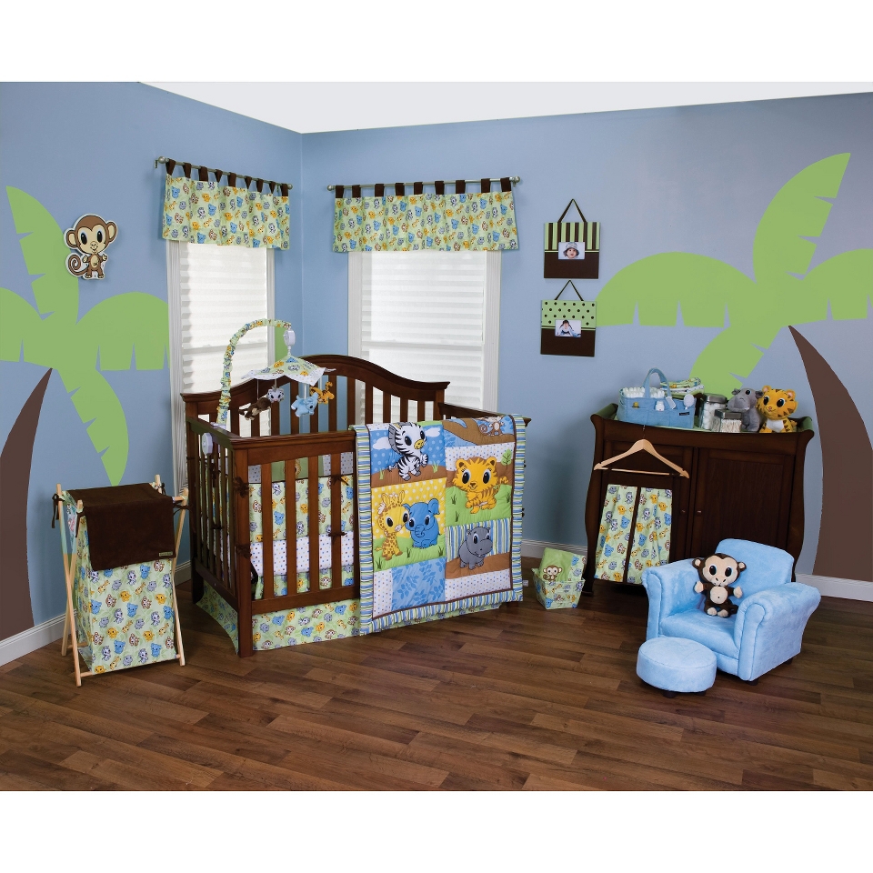 RILEY TIGER 3 PC CRIB BEDDING by Lab