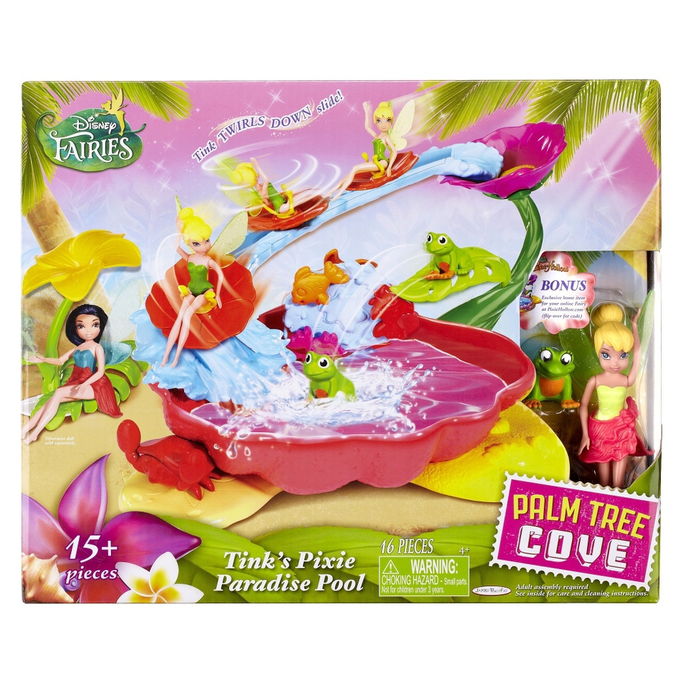 Disney Fairies 4.5 Playset Tinks Paradise Pool