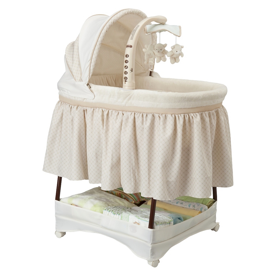 Simmons Kids Slumber Time Elite Bassinet   Espresso Latte