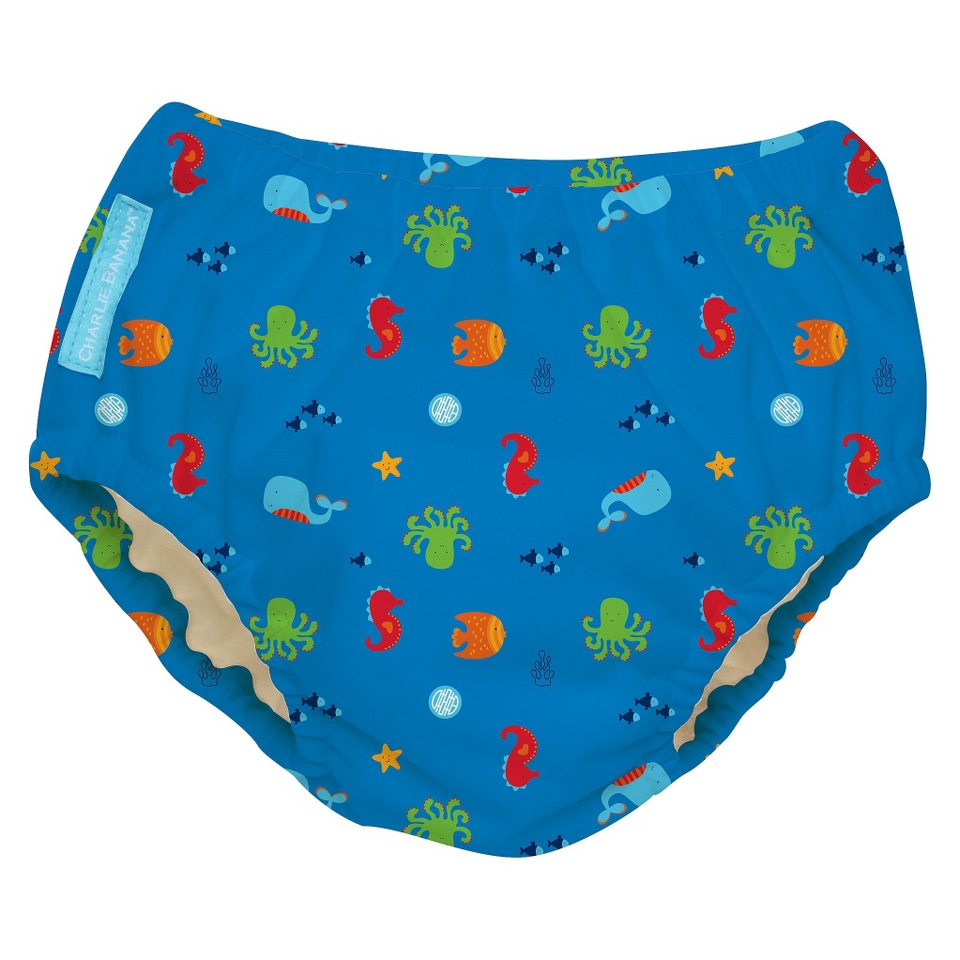 Charlie Banana Reusable Swim Diaper & Training Pant Size Large   Under the Sea